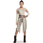 Déguisements de film blanc crème à effet froissé Star Wars Rey Taille L look fashion pour femme 