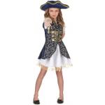 Déguisements bleu marine de pirates enfant look fashion 