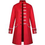 Vestes de chasse pour fêtes de Noël rouges camouflage Assassin's Creed imperméables coupe-vents Taille S look gothique pour homme 