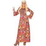 Déguisements des années 70 rouges Taille XS look hippie pour femme 