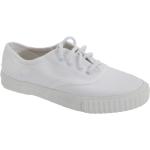 Chaussures casual blanches Pointure 25 avec un talon jusqu'à 3cm look casual pour enfant en promo 