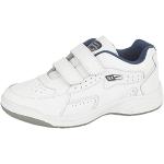 Baskets velcro blanches Pointure 39,5 look fashion pour homme 