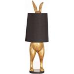 Dekoria Lampe Rabbit Doré 117 cm 40 × 40 × 117 cm