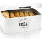mDesign boîte à pain en métal – huche à pain élégante et vintage – boîte à  pain avec couvercle pour produits de boulangerie – couleur crème :  : Cuisine et Maison