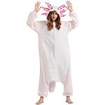 Pyjamas combinaisons roses en peluche Taille S look fashion pour femme en promo 