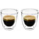 DELONGHI tasses espresso - 6 cl x2 - transparent verre 5513214591
