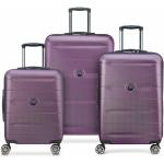 Valises violettes à 4 roues 