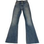 Jeans larges Denham the Jeanmaker bleus en cuir stretch Taille L W29 L32 pour femme 