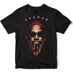 Dennis Rodman T-Shirt Vintage Style Homage Tee Whi