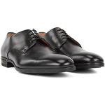 Chaussures habillées de créateur HUGO BOSS BOSS noires en cuir de veau à lacets look business pour homme 