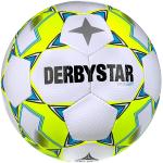 Ballons de foot Derbystar Apus jaunes en promo 