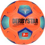Ballons de foot Derbystar Brillant orange FIFA en promo 