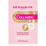 Masques en tissu Dermacol au collagène pour le visage raffermissants soin intensif texture crème pour femme 
