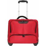 Valises trolley & valises roulettes Dermata rouges à roulettes look business pour femme en promo 