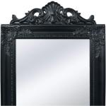Miroirs anciens noirs en bois baroques & rococo 