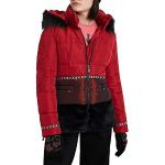 Vestes d'hiver Desigual rouges Taille L look fashion pour femme 