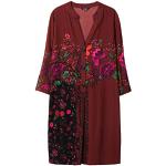 Robes à imprimés Desigual rouges à fleurs en viscose Taille S look casual pour femme 