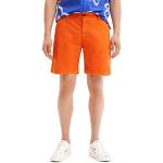Bermudas Desigual orange Taille M look fashion pour homme 
