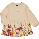 Robes Desigual Lorena blanches Taille 6 ans pour fille en promo de la boutique en ligne Shoes.fr avec livraison gratuite 