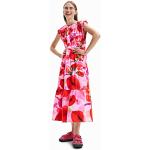 Robes Desigual roses all over Taille M look casual pour femme 