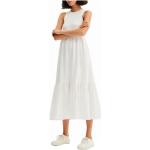 Maxis robes Desigual blanches maxi Taille L pour femme 