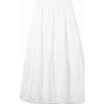 Jupes midi Desigual blanches midi Taille XS look casual pour femme 