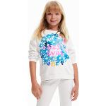 Sweatshirts Desigual blancs à paillettes Taille 10 ans look fashion pour fille de la boutique en ligne Amazon.fr 