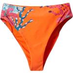 Bikinis Desigual orange à fleurs Taille XS pour femme 