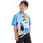 T-shirts à manches courtes Desigual bleus Taille 12 ans look fashion pour garçon de la boutique en ligne Amazon.fr 