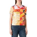 T-shirts Desigual multicolores à manches courtes à manches courtes Taille L look fashion pour femme en promo 