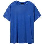 T-shirts Desigual bleus à manches courtes à manches courtes Taille XL look fashion pour homme 