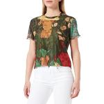 T-shirts Desigual verts à manches courtes à manches courtes Taille XL look fashion pour femme en promo 