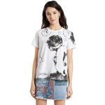 Desigual TS_Mickey T-Shirt, Blanc, XS/Taille du Fabricant: S Femme