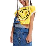 T-shirts à manches courtes Desigual jaunes Taille 8 ans look fashion pour fille de la boutique en ligne Amazon.fr 