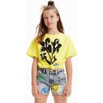 T-shirts à manches courtes Desigual jaunes Taille 10 ans look fashion pour fille en promo de la boutique en ligne Amazon.fr 