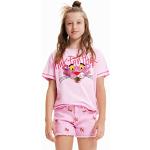 T-shirts à manches courtes Desigual à paillettes Taille 12 ans look fashion pour fille de la boutique en ligne Amazon.fr 