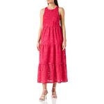Robes longues ethniques Desigual rouges maxi sans manches Taille S style ethnique pour femme en promo 