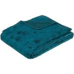 Dessus de lit Atmosphera bleu canard en polyester à motif canards 240x220 cm 