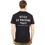 T-shirts Deus Ex Machina noirs en coton à manches courtes à manches courtes Taille M look fashion pour homme 