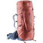 Sacs à dos de randonnée Deuter Aircontact rouges éco-responsable avec poche à eau pour femme en promo 