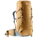 Sacs à dos de randonnée Deuter Aircontact marron avec sangle de compression pour homme 