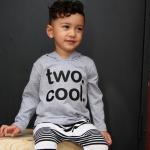 Sweats à capuche gris en coton Taille 2 ans pour garçon de la boutique en ligne Etsy.com 