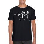 DIABOLO FRAISE T-Shirt Homme et Femme Imprimé Pochoir Pulp Fiction Parodie étoiles Film culte Guerre Tarantino Idée Cadeau