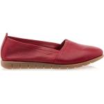 Chaussures casual rouges Pointure 41 avec un talon jusqu'à 3cm look casual pour femme 