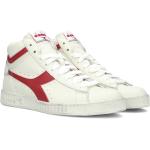 Chaussures montantes Diadora blanches look casual pour femme 