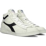 Chaussures montantes Diadora blanches look casual pour homme 