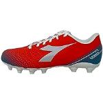 Chaussures de football & crampons Diadora rouges en cuir synthétique Pointure 41 look fashion pour homme 