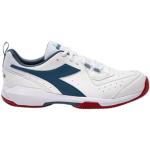 Chaussures de tennis  Diadora blanches en fil filet Pointure 43 look fashion 