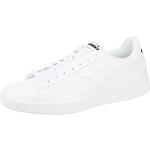 Chaussures de sport Diadora blanches en cuir synthétique Pointure 40,5 look fashion 
