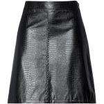 Minijupes Diana Gallesi noires en cuir synthétique à motif serpents minis Taille S pour femme en promo 